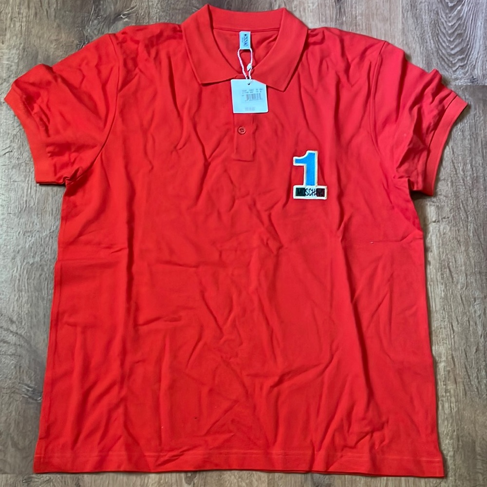 Moschino polo tee size XL